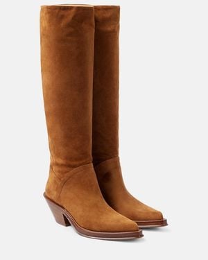 Gabriela Hearst Camero Suede Knee-High Boots - Brown