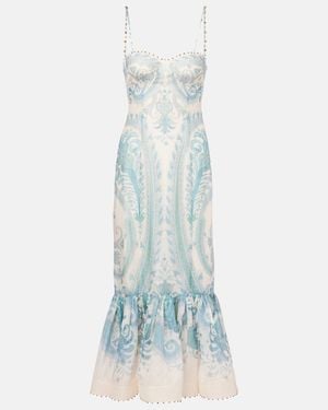 Zimmermann Paisley Illuminate Maxi Dress - Blue