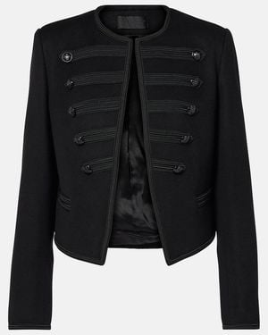 Nili Lotan Joni Virgin Wool Jacket - Black