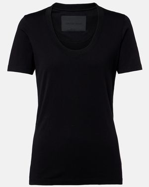 Phoebe Philo Cotton Jersey T-Shirt - Black