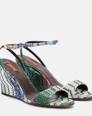 Missoni Cunas Julia De Lame En Zigzag - Verde