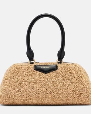 Givenchy Antigona East-West Mini Top-Handle Bag - Natural