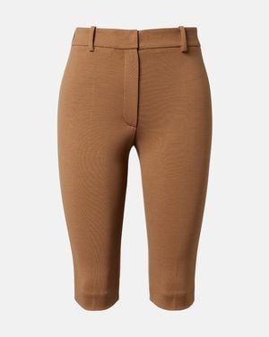 Magda Butrym Knitted Capri Pants - Brown