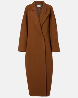 FFORME Abrigo Envolvente Yves En Mezcla De Lana - Marrón