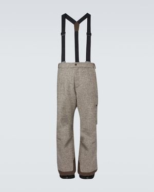 Moncler Skihose Aus Wolle - Grau