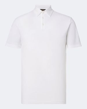 Slowear Cotton Jersey Polo Shirt - White