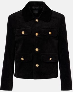 Nili Lotan Chamonix Cropped Cotton-Blend Jacket - Black
