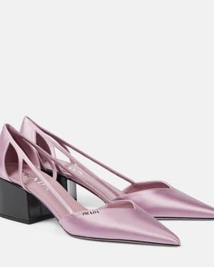 Prada Pumps Aus Satin - Pink