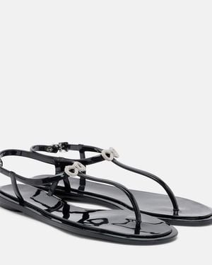 Mach & Mach Sandalen Riviera Mit Kristallen - Braun