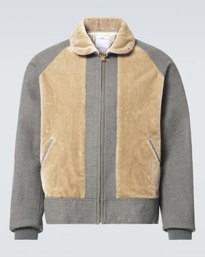 Visvim Mackenzie Wool And Linen Jacket - Grey