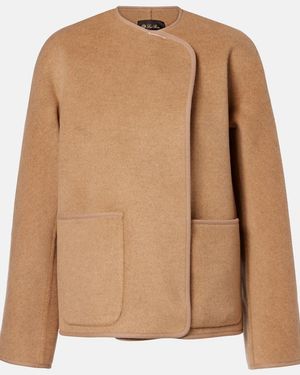 Loro Piana Glenn Wool And Cashmere Jacket - Brown