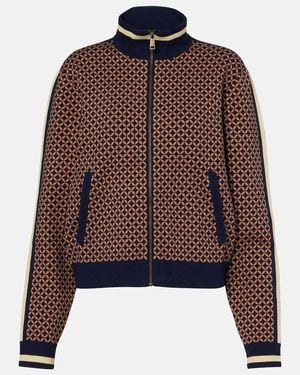 The Upside Crossroad Cotton-Blend Bomber Jacket - Brown