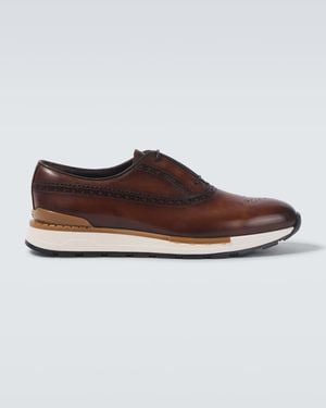 Berluti Sneakers Fast Track Aus Leder - Braun