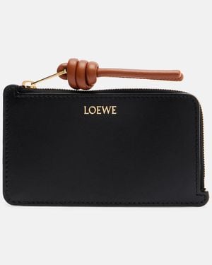 Loewe Leather Card Case - Black