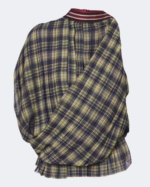 Dries Van Noten One-Shoulder Top - Grau
