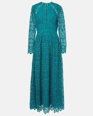 Elie Saab Macrame Gown - Blue