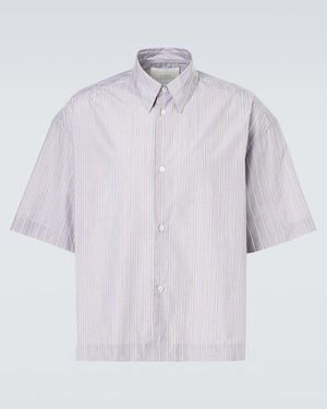 Studio Nicholson Sanko Striped Cotton Shirt - Blue