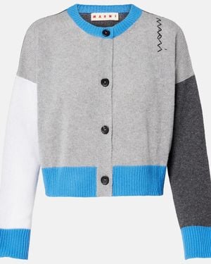 Marni Cardigan Aus Kaschmir - Blau