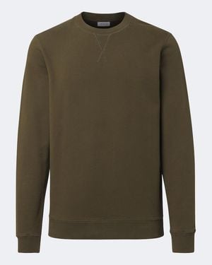 Sunspel Sudadera De Algodon - Verde