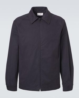 The Row Primo Cotton-Blend Gabardine Jacket - Blue