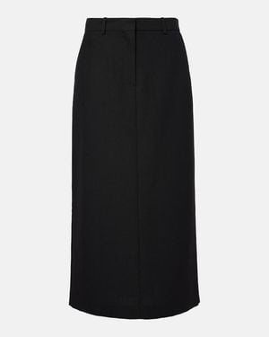 TOTEME Low-Rise Maxi Skirt - Black