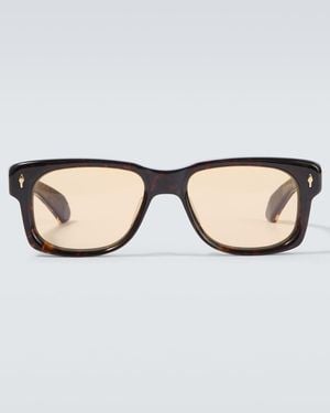 Jacques Marie Mage Fly Square Sunglasses - Brown