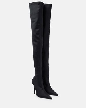 Balenciaga Knife Heel Boots - Black
