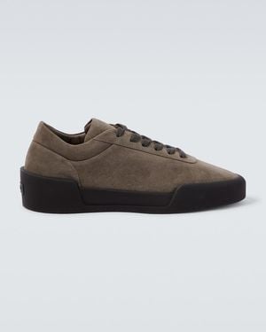 Fear Of God Aerobic Low Suede Trainers - Brown