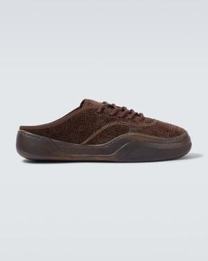 ERL Camino Corduroy Mules - Brown