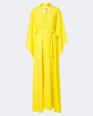 Taller Marmo Arizona Crepe Cady Kaftan - Yellow