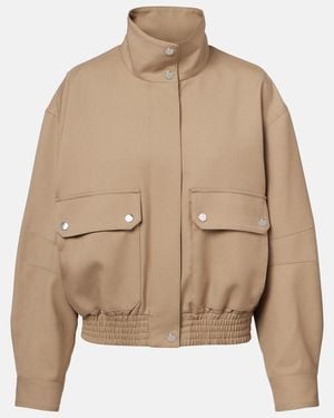 Proenza Schouler Jacke Vivia Aus Gabardine - Natur