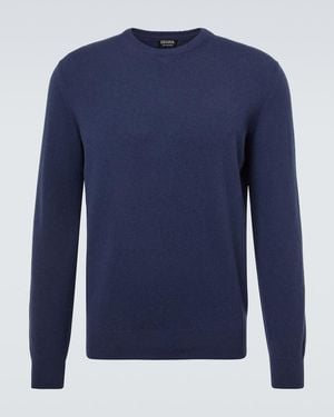 ZEGNA Pullover Aus Kaschmir - Blau