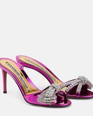 Alexandre Vauthier Verzierte Mules Shooting - Pink