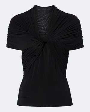 TOVE Hadara Gathered Top - Black