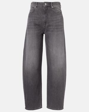 Max Mara Allegra Barrel-Leg Jeans - Grey