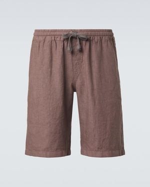 Fedeli Shorts Aus Leinen - Braun