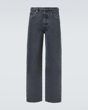 Prada High-Rise Wide-Leg Jeans - Blau
