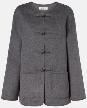 Rohe Wool And Cashmere Jacket - Grey