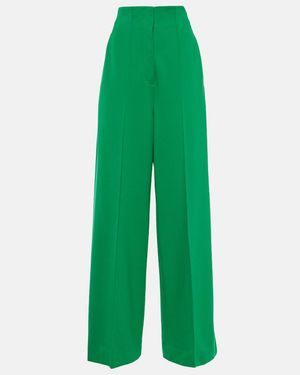 Dorothee Schumacher High-Rise Wide-Leg Trousers - Green