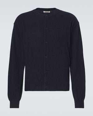 AURALEE Cardigan Aus Kaschmir Und Baumwolle - Blau