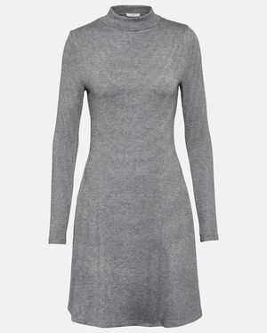 Vince Mockneck Minidress - Grey
