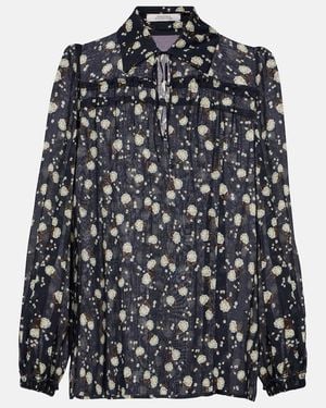 Dorothee Schumacher Floral Volumes Blouse - Black