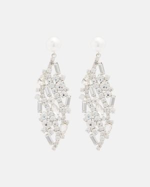 Magda Butrym Embellished Earrings - White