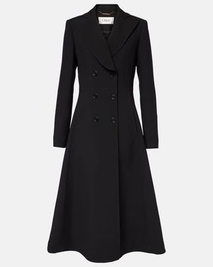 Chloé Wool Coat - Black
