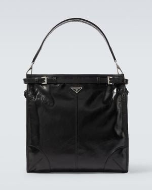 Prada Schultertasche Bonnie Aus Leder - Schwarz