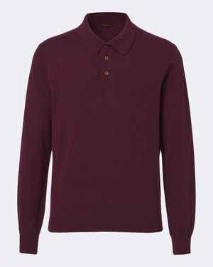Rubinacci Polo-Pullover Aus Cashmere - Lila
