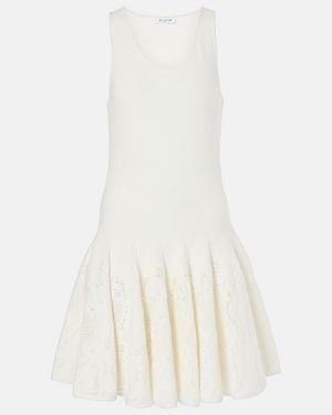 Alaïa Skater Mini Dress - White