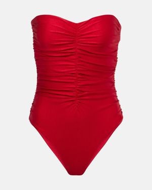 JADE Swim Banador Yara Fruncido - Rojo