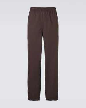 Miu Miu Hose Aus Baumwoll-Twill - Braun