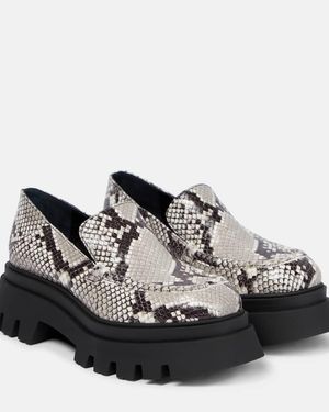 Dorothee Schumacher Plateau-Loafers Aus Leder - Schwarz